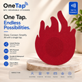 Red Flames Smart Tags Wearable Sticker