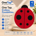Lady Bug Red Black Smart Tags Wearable Sticker