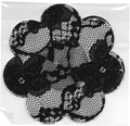 Daisy Black Lace Smart Tags