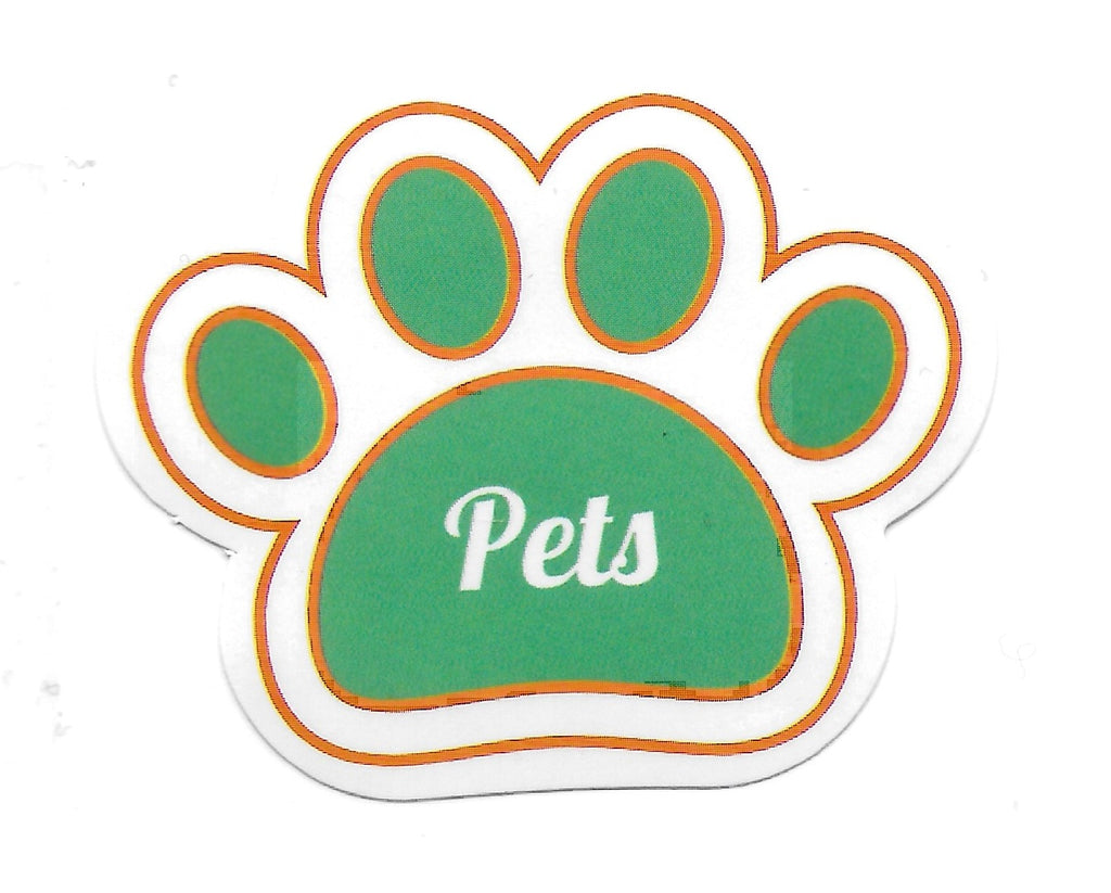 Sage Green Paw Print SM NFC Sticker