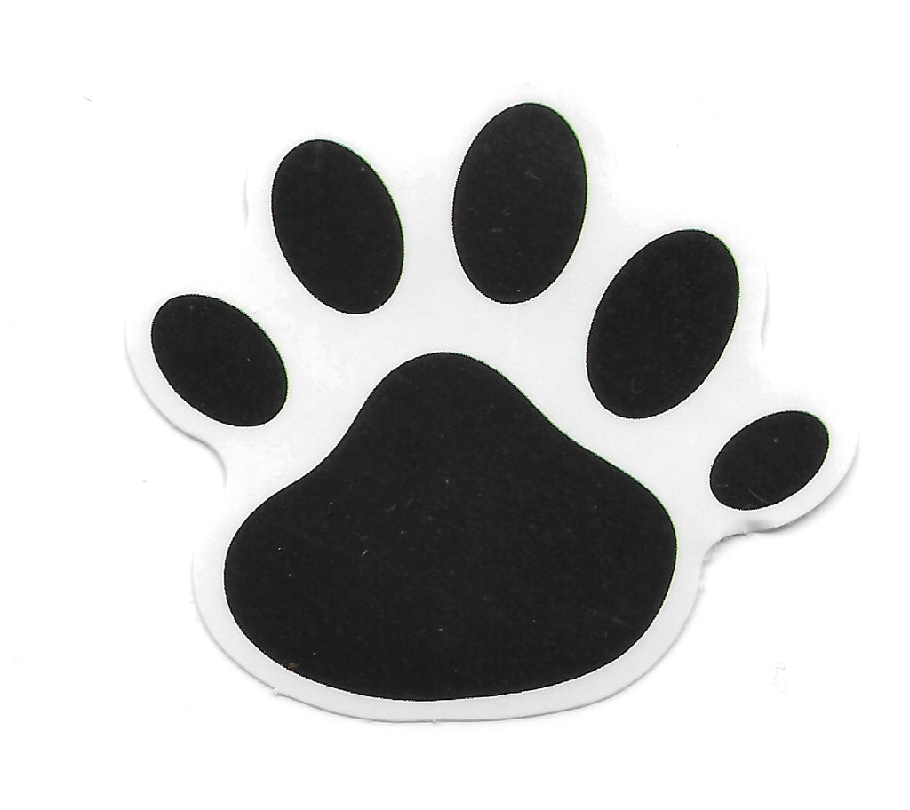 Black and White Paw Print SM NFC Sticker