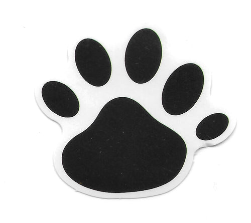 Black and White Paw Print SM NFC Sticker