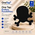 Skull Black Matte Smart Tags Wearable Sticker