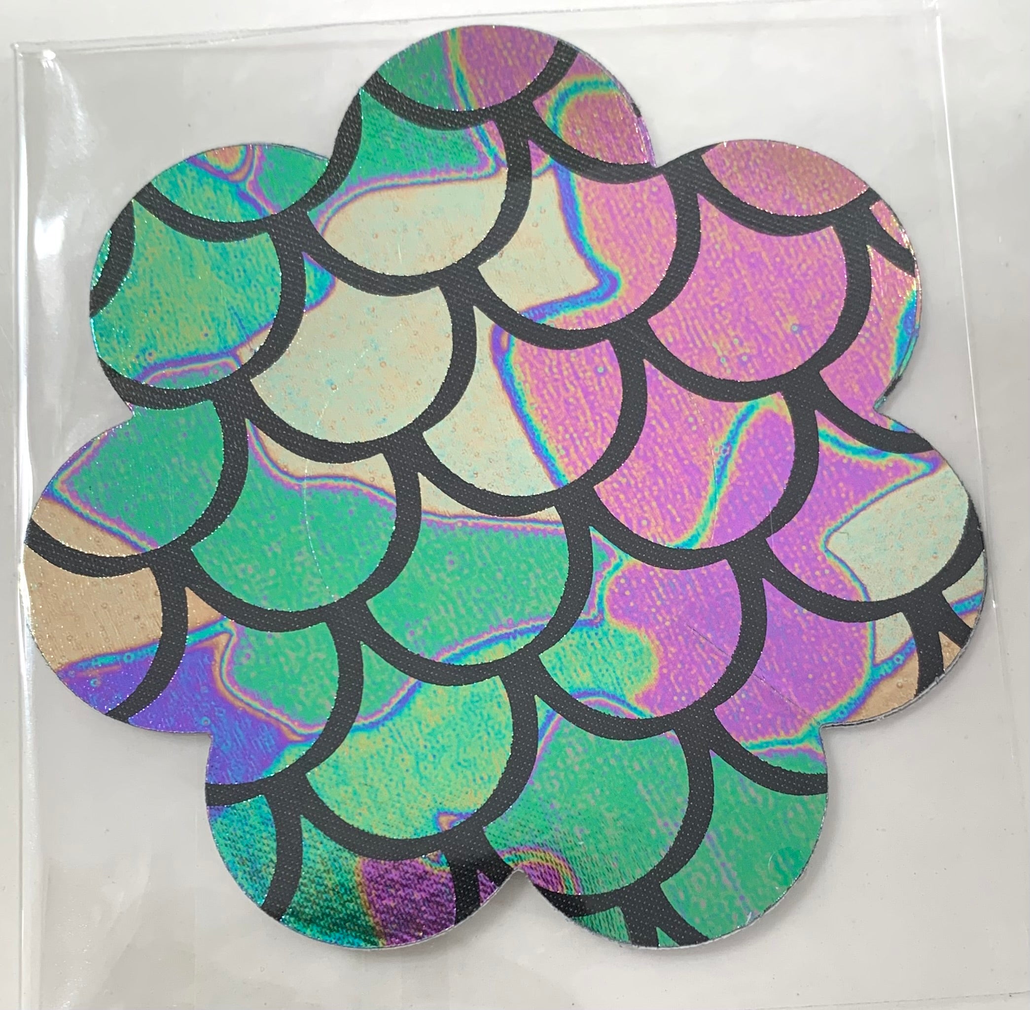 Daisy Multi Color Large Scales Mermaid Smart Tags