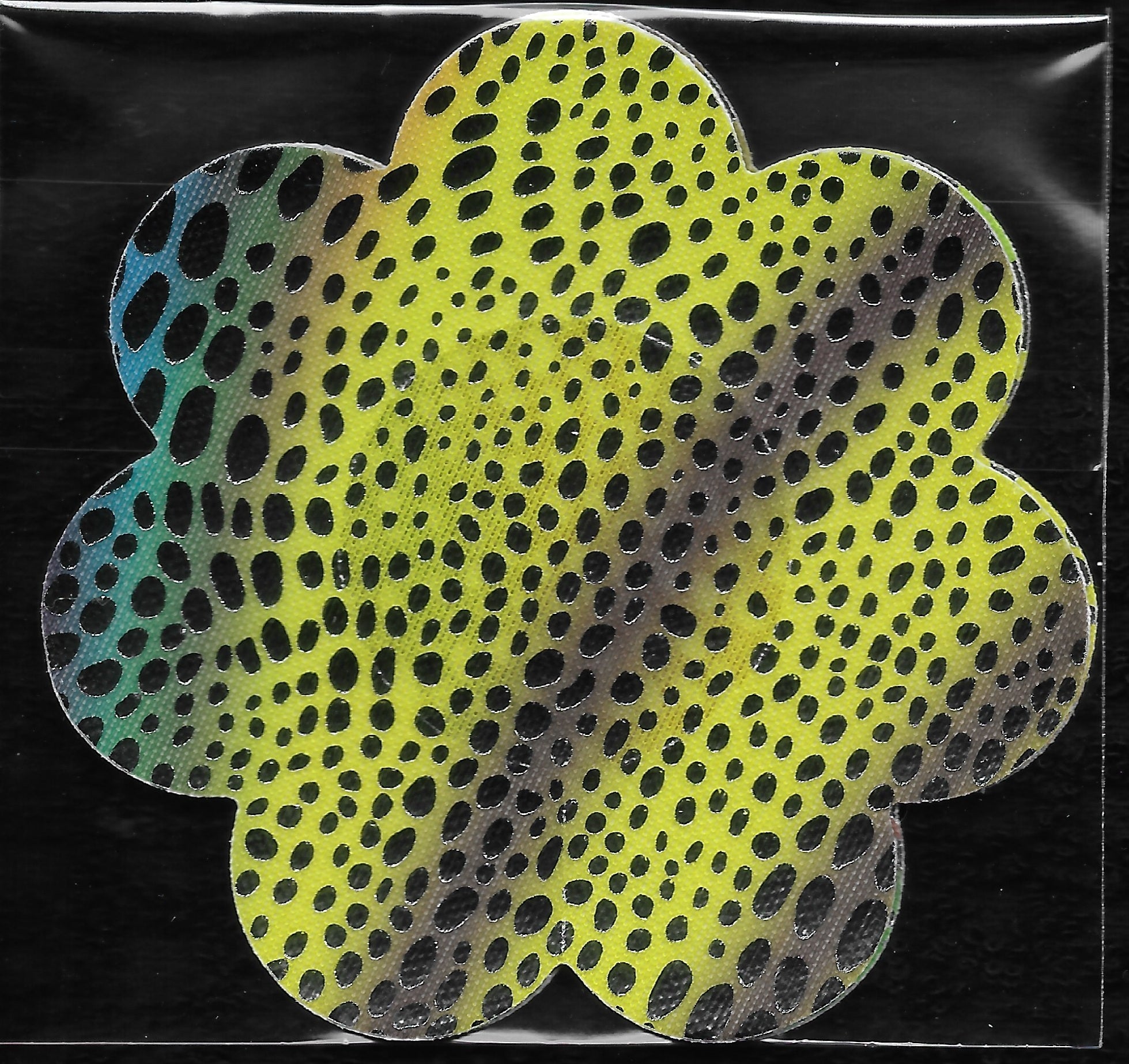 Daisy Lizard Skin Yellow Blue Tan Smart Tags