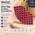 Lips Red Glitter Dots Smart Tags Wearable Sticker