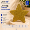 Star Gold Glitter Smart Tags Wearable Sticker