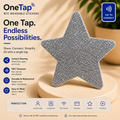 Star Silver Glitter Smart Tags Wearable Sticker