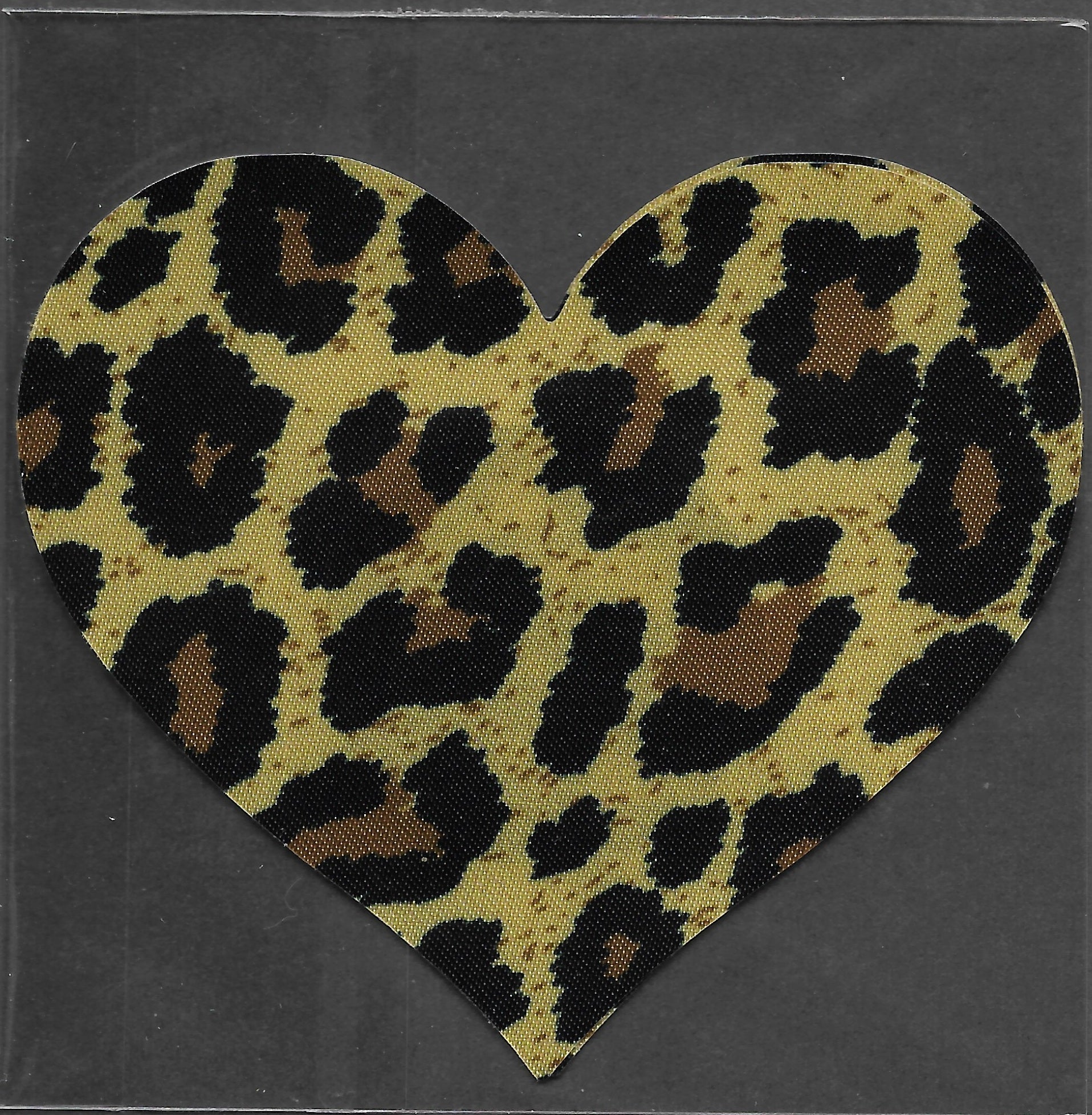Heart Cheeta Tan Smart Tags