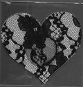 Heart Black Lace Smart Tags
