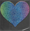 Heart Multi Color Mini Glitter Dots Smart Tags
