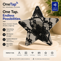 Star Black Lace Smart Tags Wearable Sticker