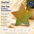 Star Gold Metallic Smart Tags Wearable Sticker