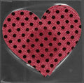 Heart Red Glitter Dots Smart Tags