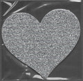 Heart Silver Glitter Smart Tags