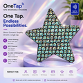 Star Silver Glitter Small Scales Smart Tags Wearable Sticker