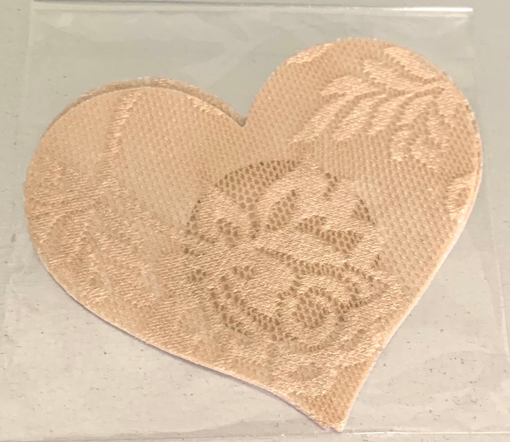 Heart Nude Lace Smart Tags
