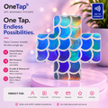 Cross Silver White Mermaid Scales LG Smart Tags Wearable Sticker
