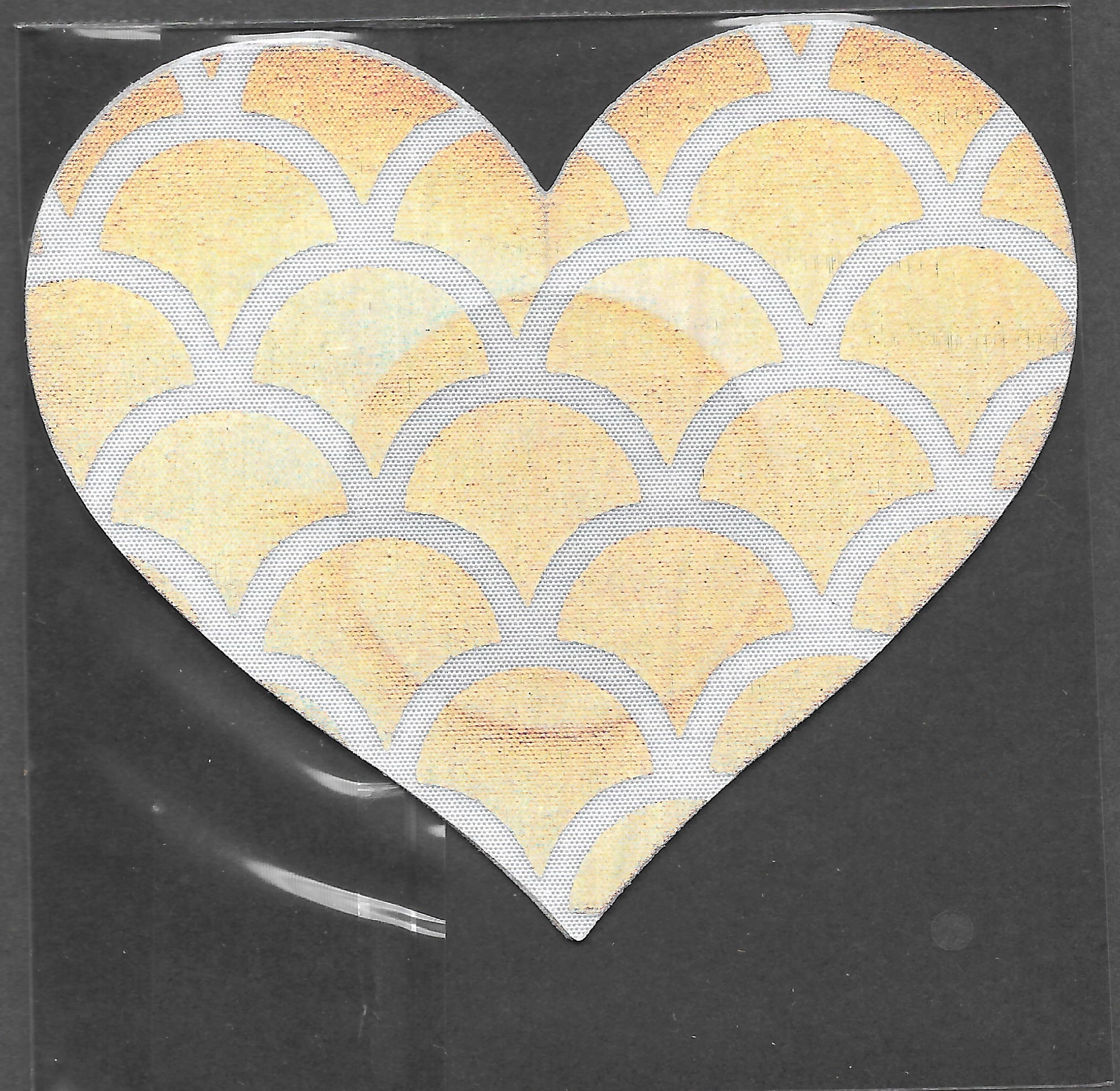 Heart Silver White Large Mermaid Scales Smart Tags