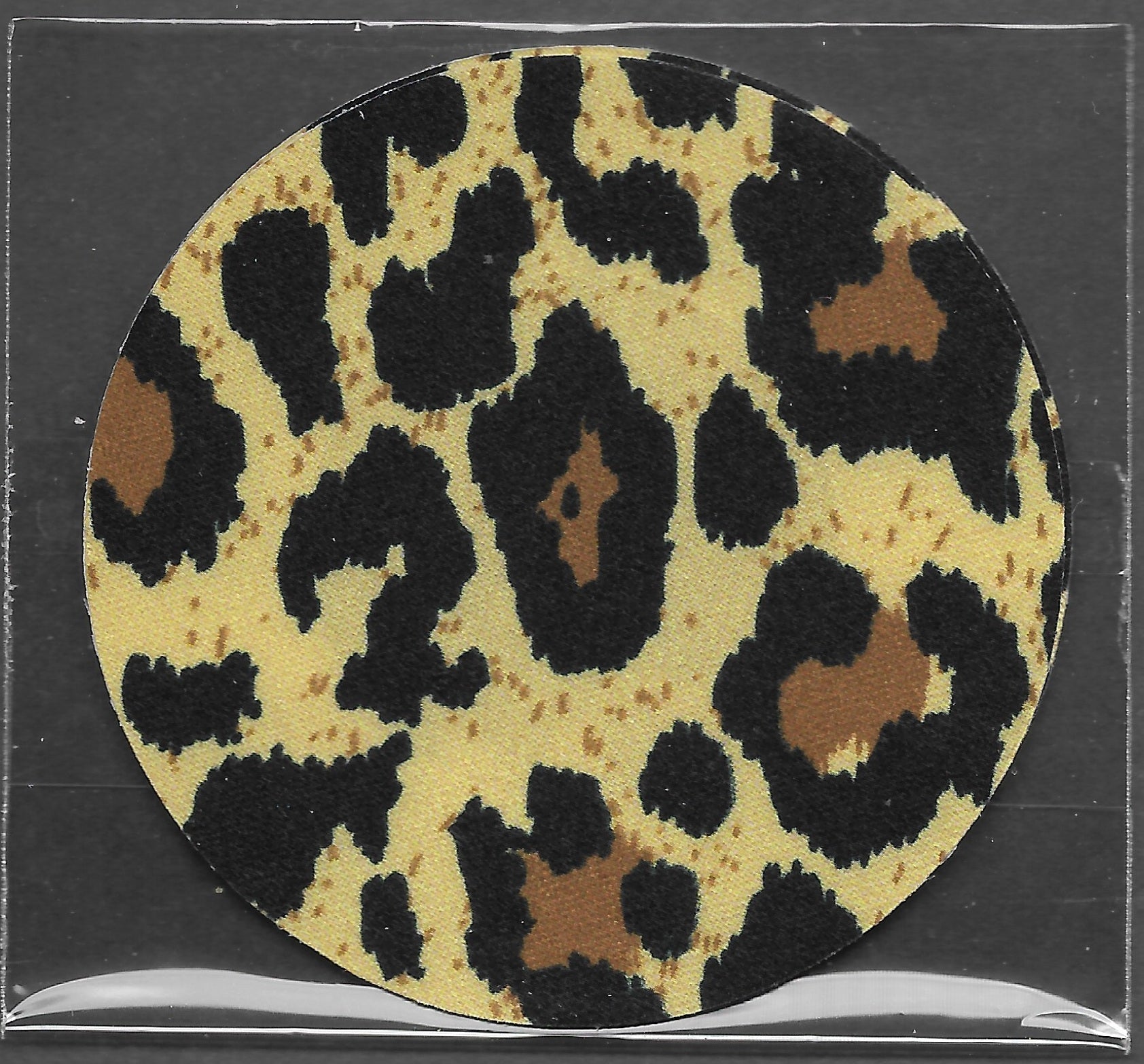 Round Leopard Brown Smart Tags