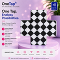 Cross Checker Black White LG Smart Tags Wearable Sticker
