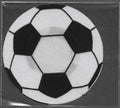 Round Black White Soccer Ball Smart Tags
