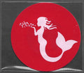 Round Red Mermaid Smart Tags