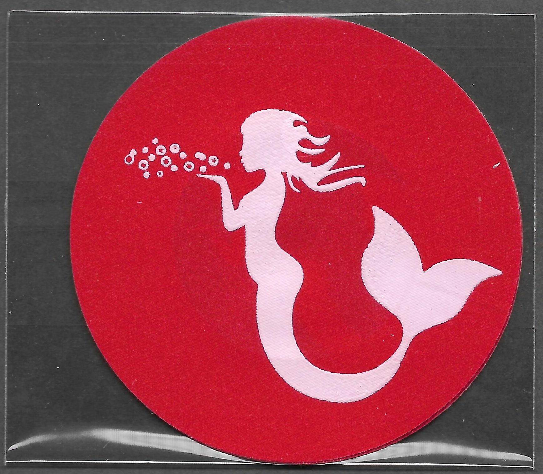 Round Red Mermaid Smart Tags