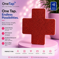 Cross Red Glitter MD Smart Tags Wearable Sticker