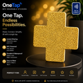 Cross Gold Glitter MD Smart Tags Wearable Sticker