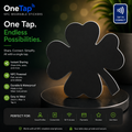 Clover Black Glitter Smart Tags Wearable Sticker