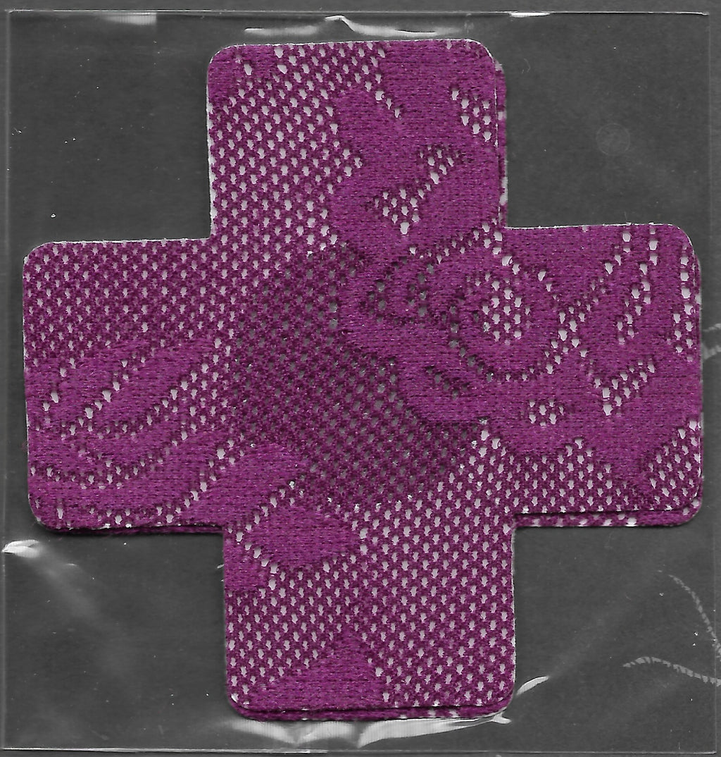 Cross Purple Lace MD Smart Tags Wearable Sticker