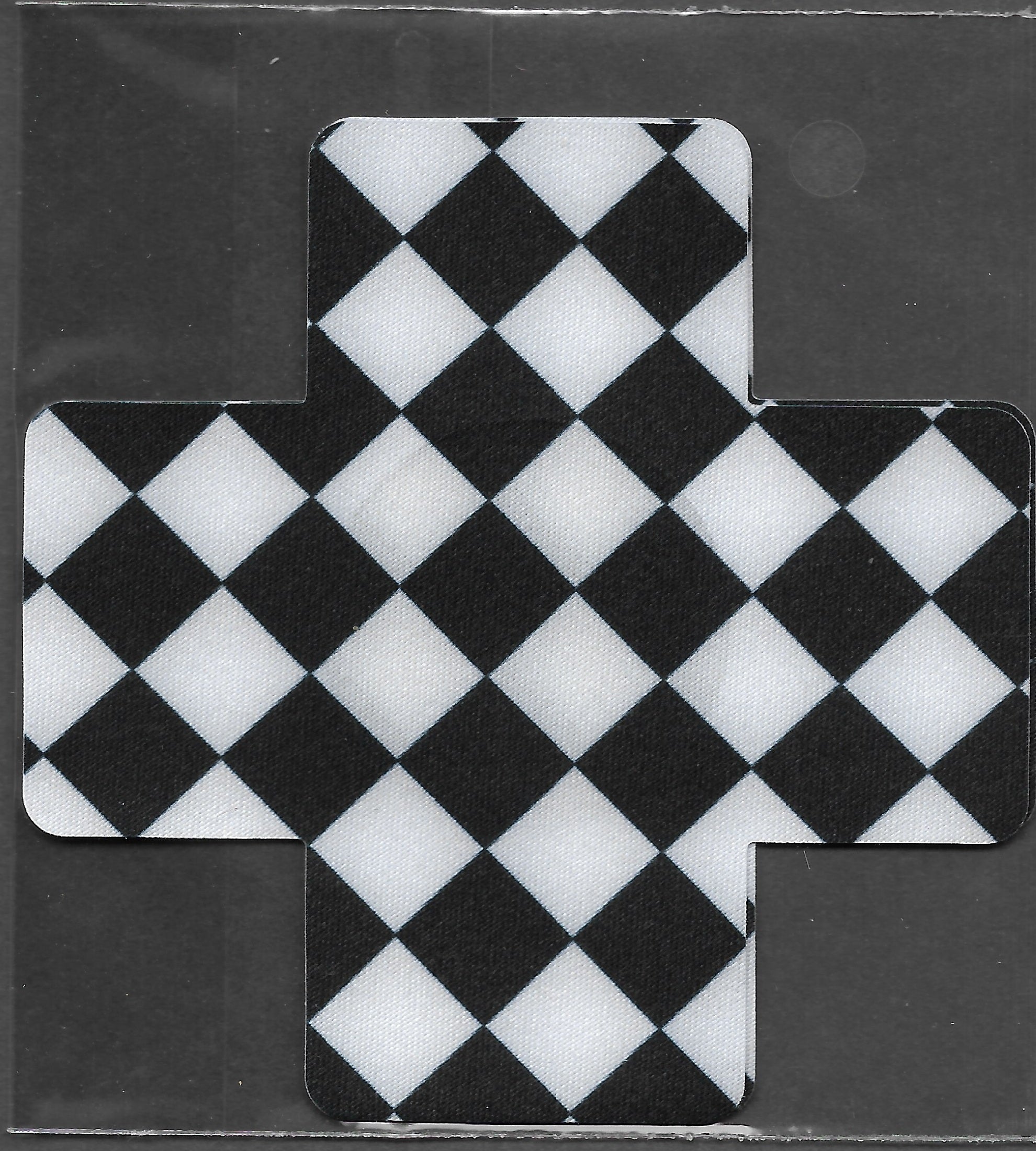 Cross Checker Black White LG Smart Tags