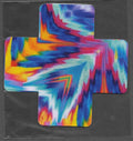Cross Multi Color Tie Dye LG Smart Tags