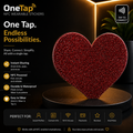 Heart Red Glitter Smart Tags Wearable Sticker