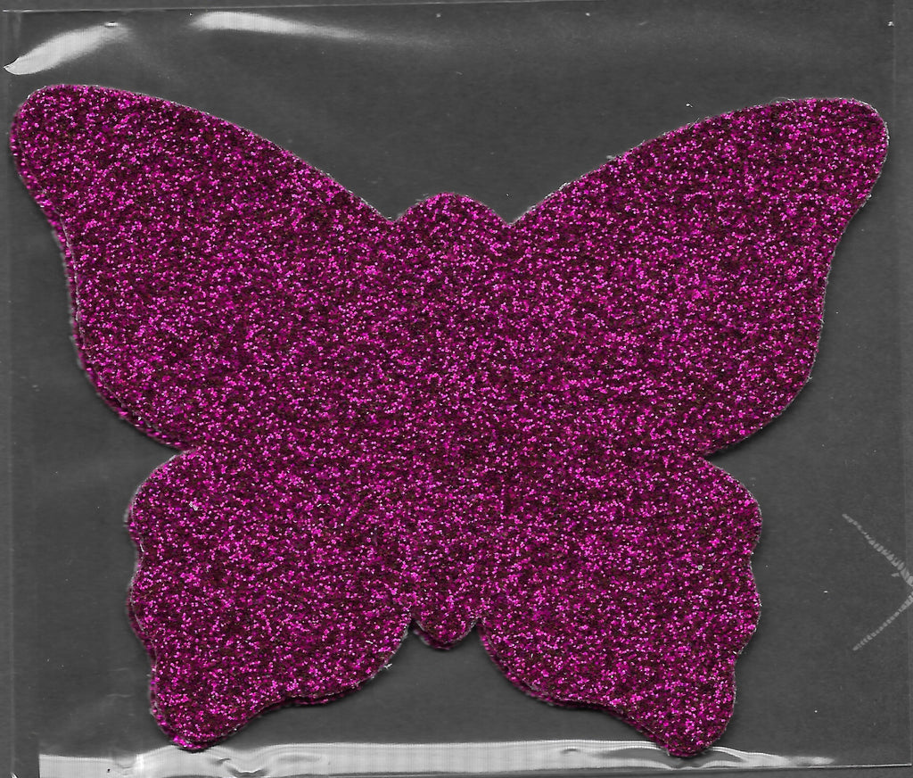 Butterfly Purple Glitter Smart Tags Wearable Sticker