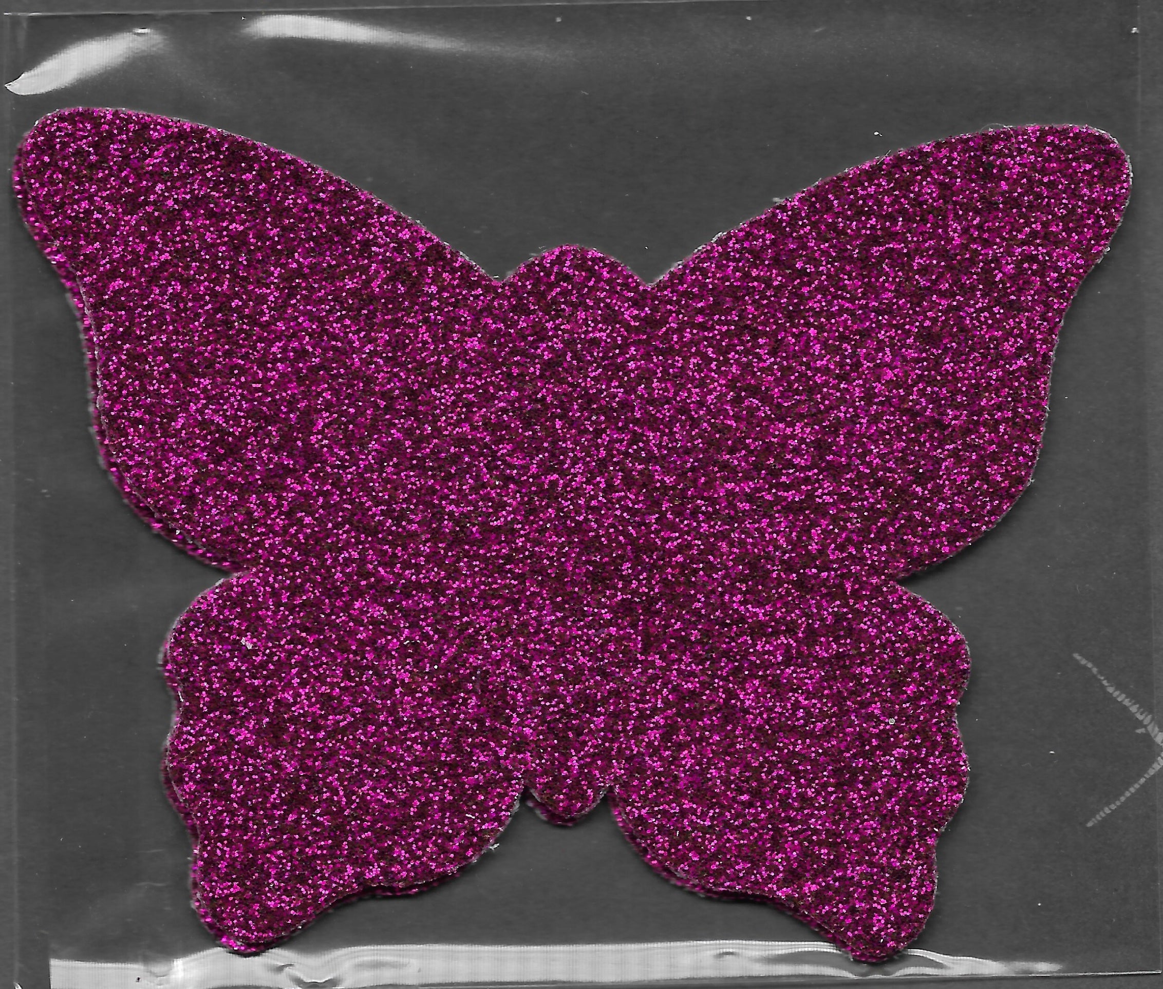 Butterfly Purple Glitter Smart Tags