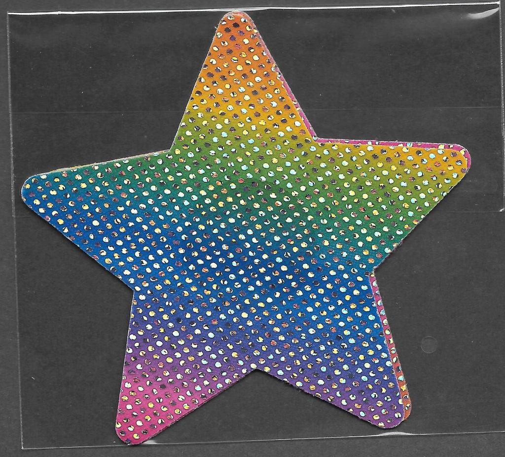 Star Multi Color Glitter Smart Tags Wearable Sticker