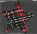 Star Red Plaid Smart Tags