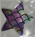 Star Multi Color Black Iridescent Large Scales Smart Tags