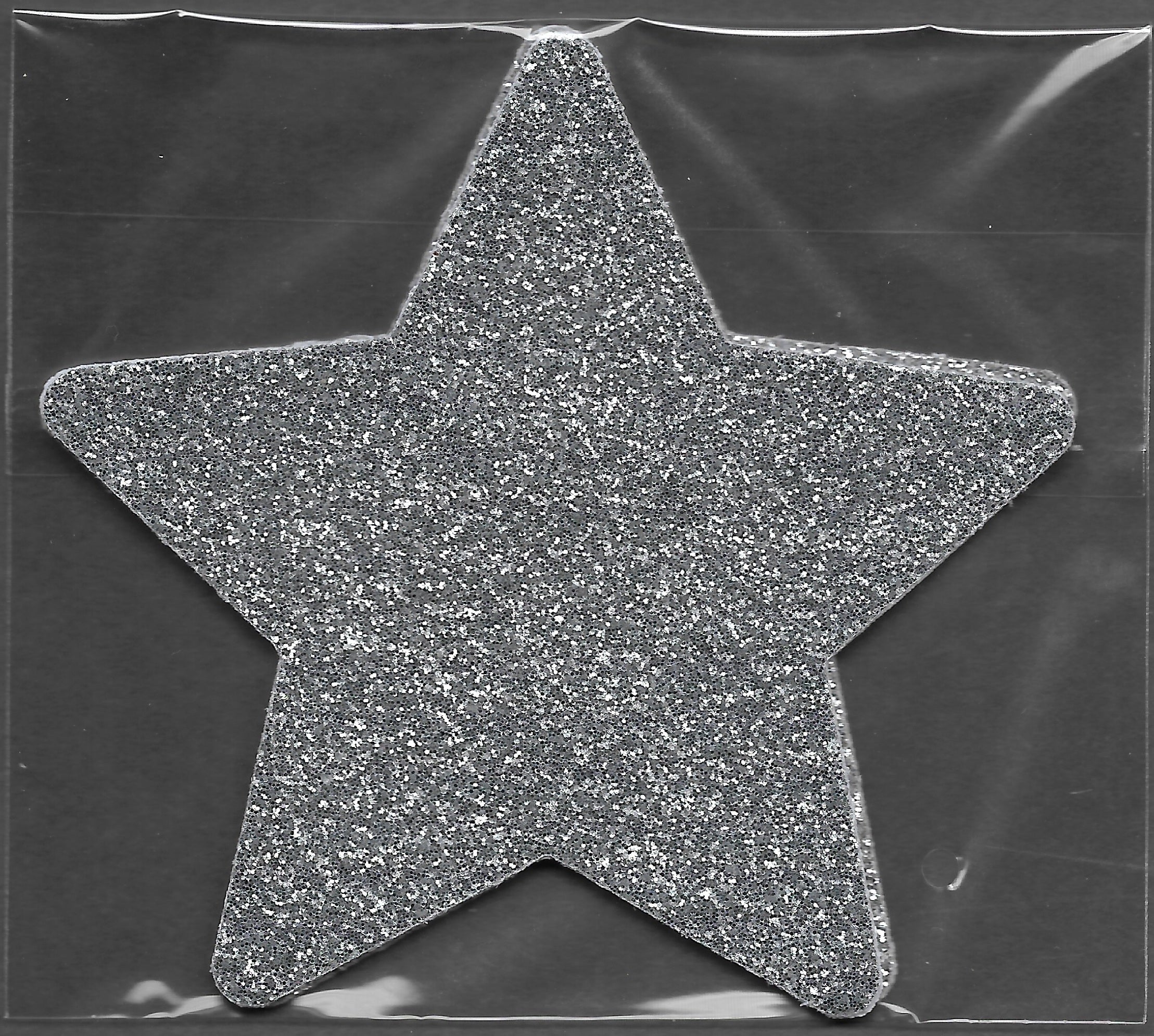 Star Silver Glitter Smart Tags