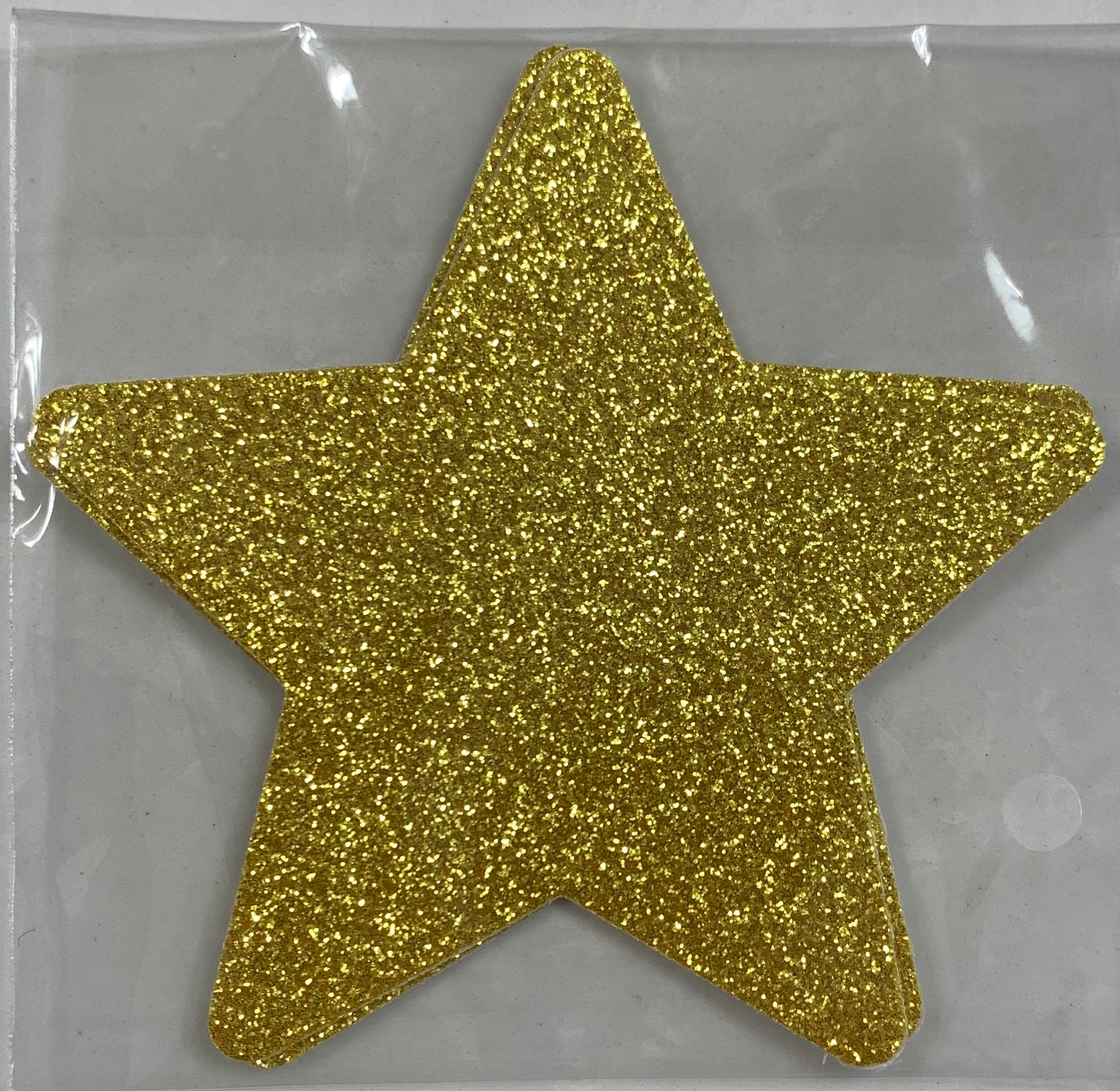 Star Gold Glitter Smart Tags