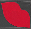 Lips Red Satin Smart Tags