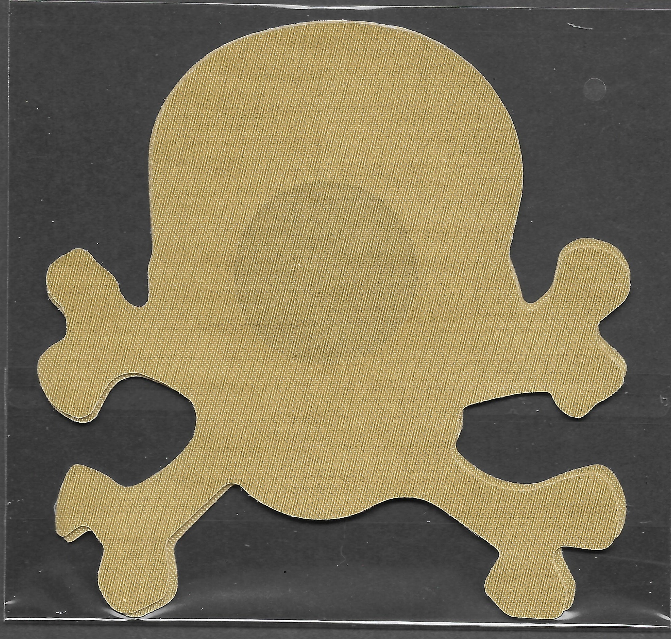 Skull Nude Beige Satin Smart Tags