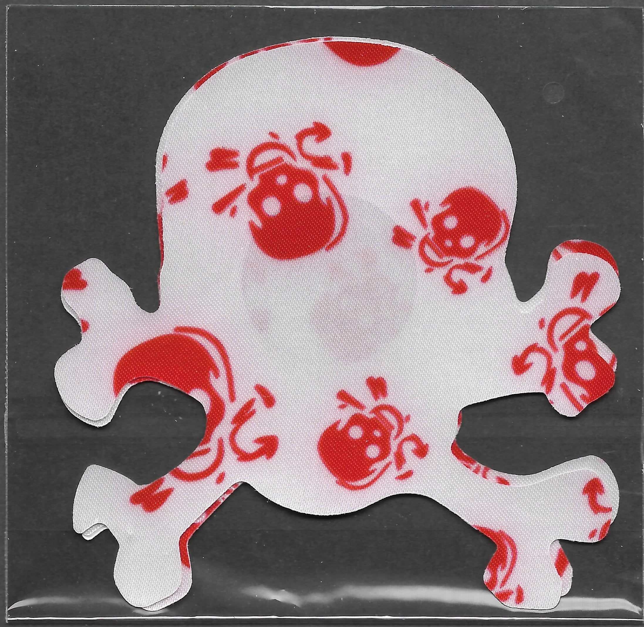 Skull White Red Skulls Smart Tags