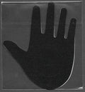 Black Hand Smart Tags Wearable Sticker