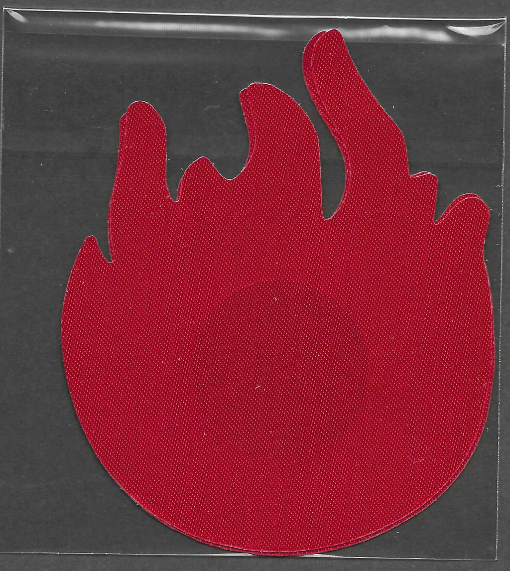 Red Flames Smart Tags Wearable Sticker