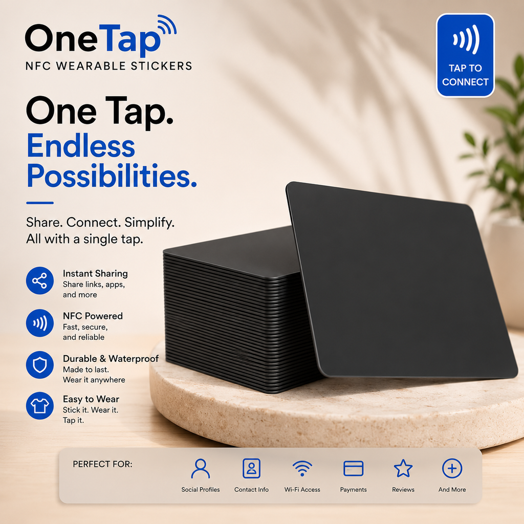 Black NFC Card 215 NFC Cards for Easy and Convenient Functionality