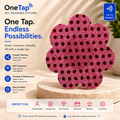 Daisy Red Glitter Dots Smart Tags Wearable Sticker