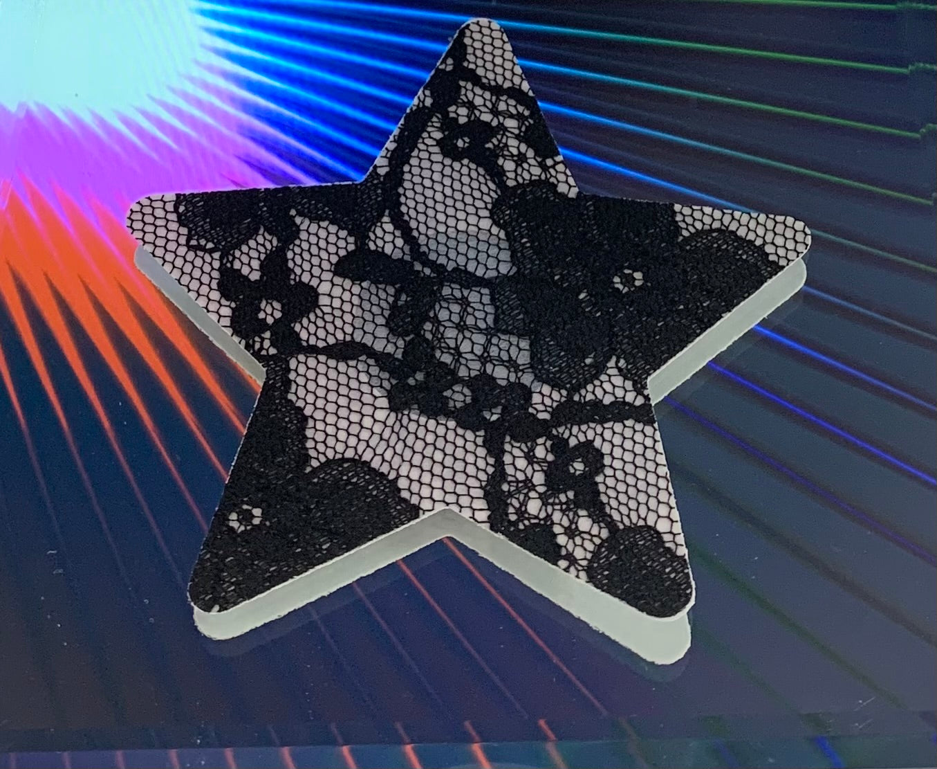 Star Black Lace Smart Tags